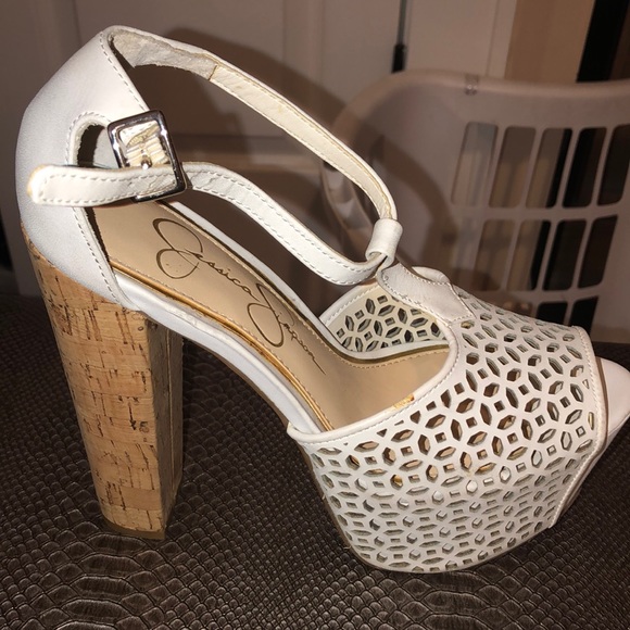 Jessica Simpson Shoes Jessica Simpson Cork Heels Poshmark